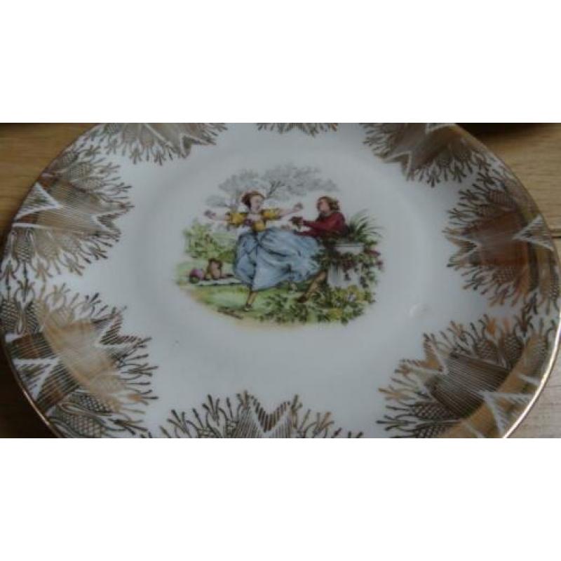 Barok Porseleinen Bord Bordjes van Bavaria