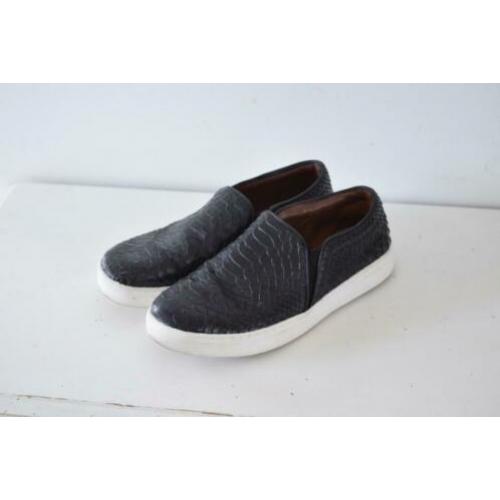 Mango zwarte leren sneakers instappers maat 37