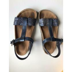 Kipling Glitter blauwe sandalen maat 34