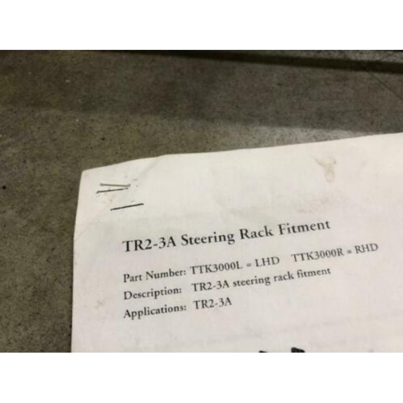 Triumph TR2-2A moderne stuurhuis conversie