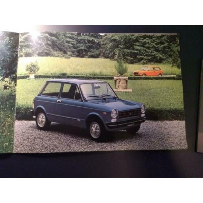 Brochure AutobianchI A112 inclusief A112 Abarth