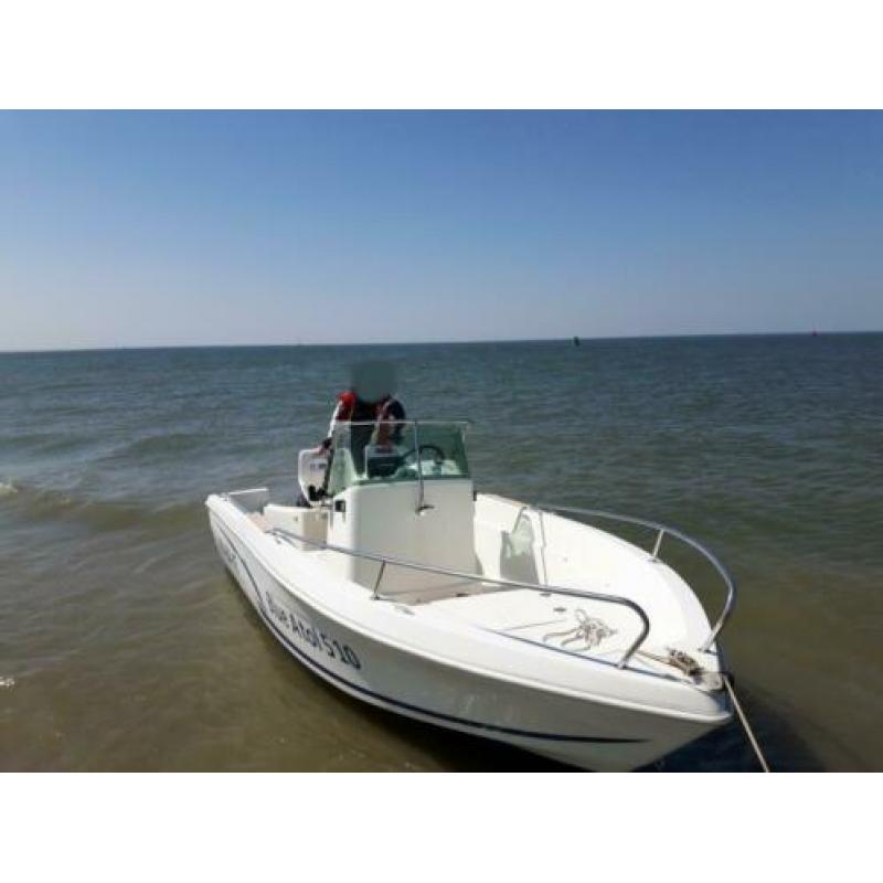 Consoleboot Atol 510 + Yamaha 50pk + Geremde trailer