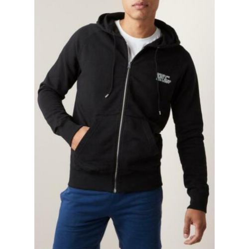 DISCIPLINE - Hoodie met rits Zwart , Maat L , NIEUW !