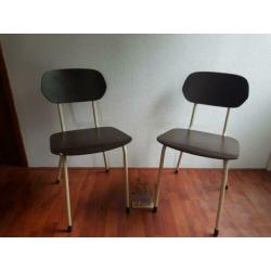 2 retro vintage stoelen jaren 50