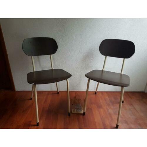 2 retro vintage stoelen jaren 50