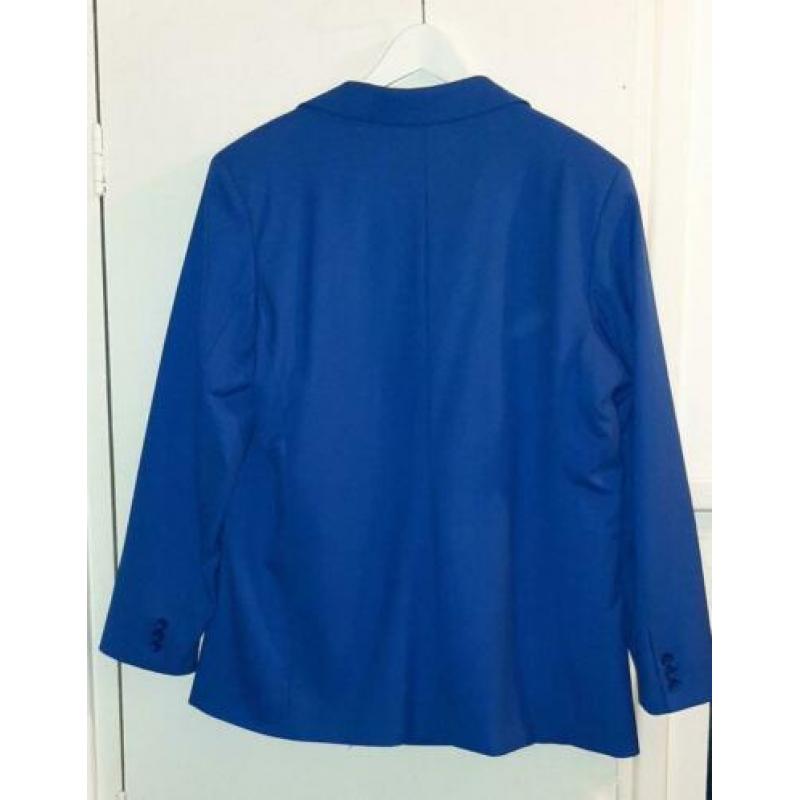 Kobalt blauwe blazer, maat 46. MS mode.