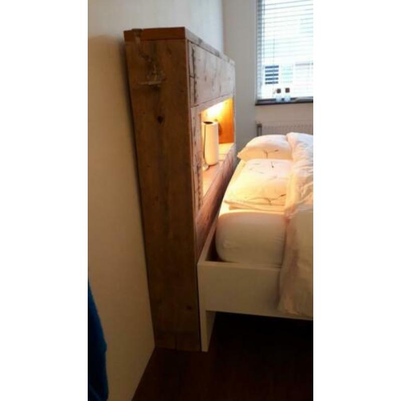 Hoofdeind bed 170 cm steigerhout