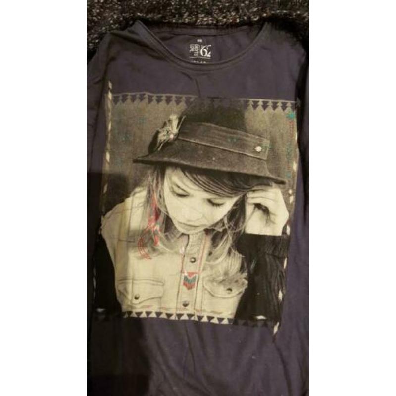 donkerblauw gemêleerd vest Geisha