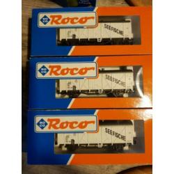 Diverse ROCO modellen Locs en wagons. NIEUW!!