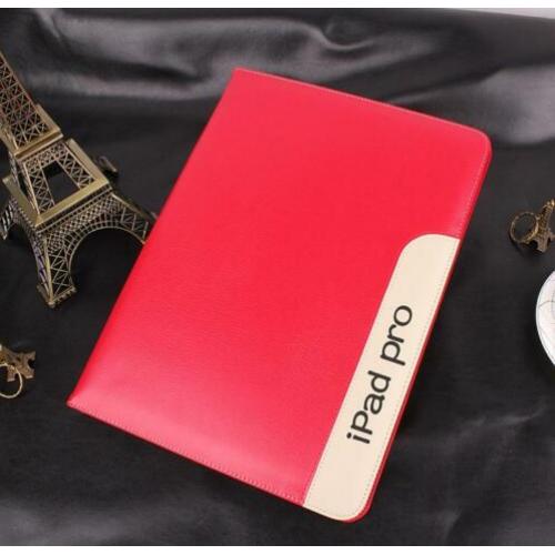 Luxe Smart Hoes voor iPad Pro 9.7/iPad 2017/iPad 2018 _ Rood
