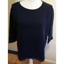 Boss donkerblauwe trui mt 38