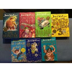 7 David walliams boeken ENGELS