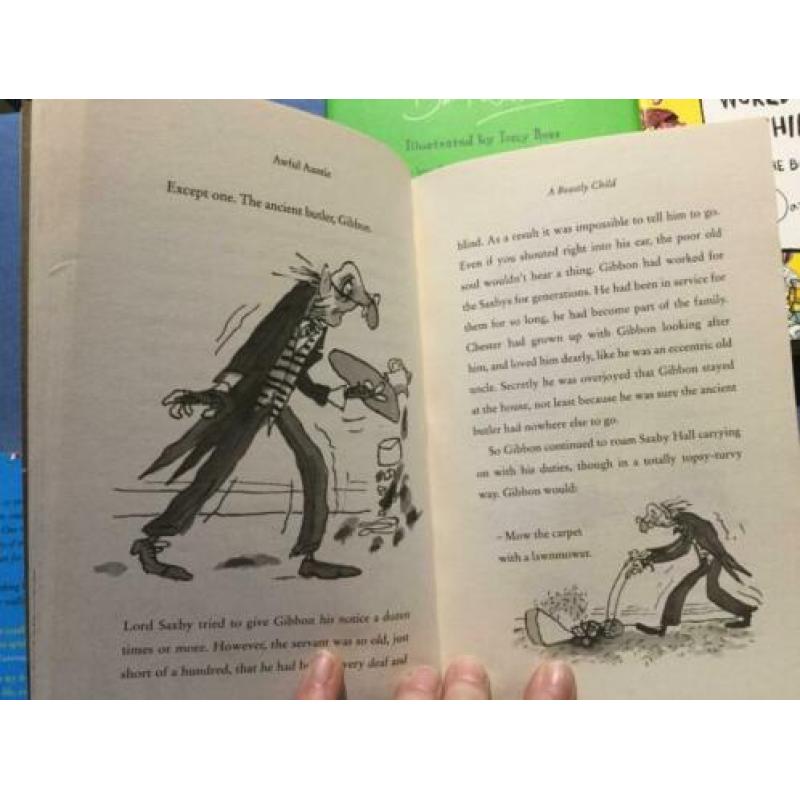 7 David walliams boeken ENGELS