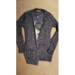 donkerblauw gemêleerd vest Geisha