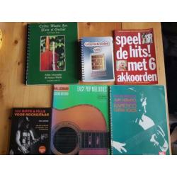 Muziekboeken, bladmuziek, gitaar, elektrische gitaar