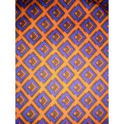 Mooi oranje katoenen retroprint rokje M Billy Bloom nieuw