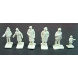 Figuren H0 ongeschilderd staand pop20