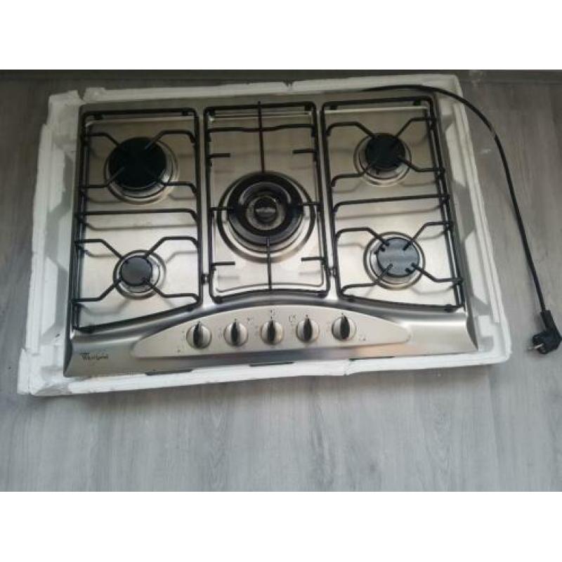 whirlpool gaskookplaat 5 pits inbuw 67x50