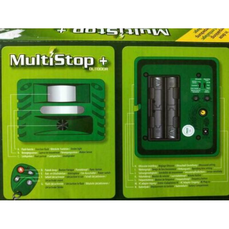 Dierenverjager ultrasoon Multistop +