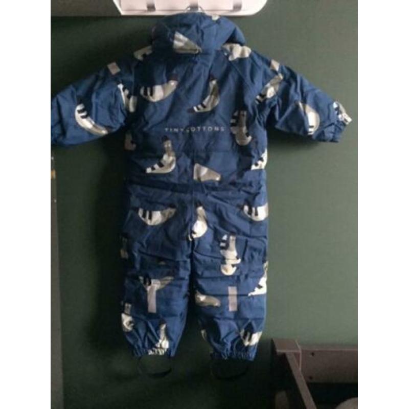 Tiny Cottons Sneeuwpak Blauw Duiven Maat 86 NIEUW