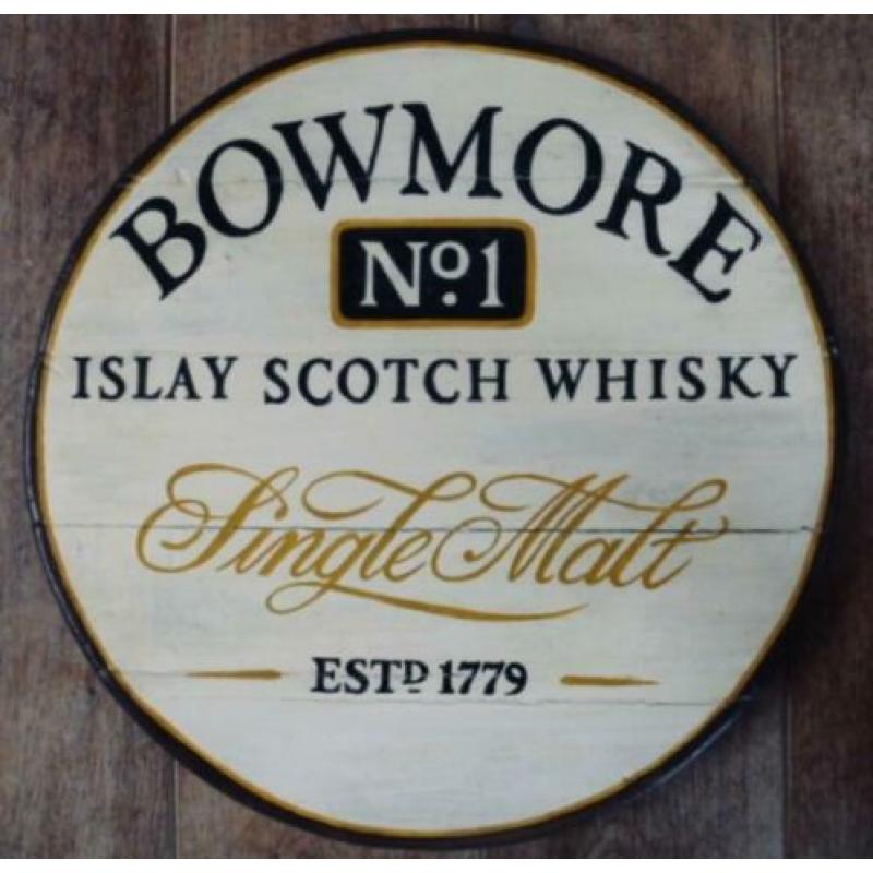 Handgeschilderd pub bord/Schotse whisky/Bunnahabhain/whiske