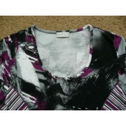 Bonita top / shirt met 3/4 mouw mt S (nog nieuw)