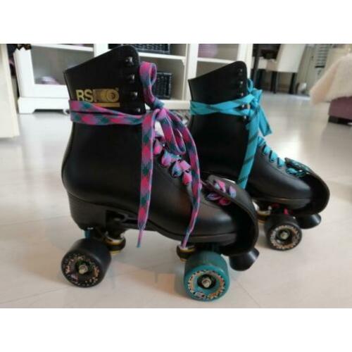 Mooie vintage classic originele lederen RSI rollerskates