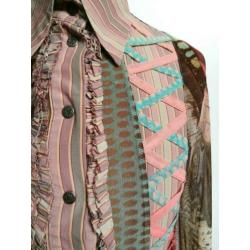 Save the Queen luchtige print blouse S 36 Multi-Color