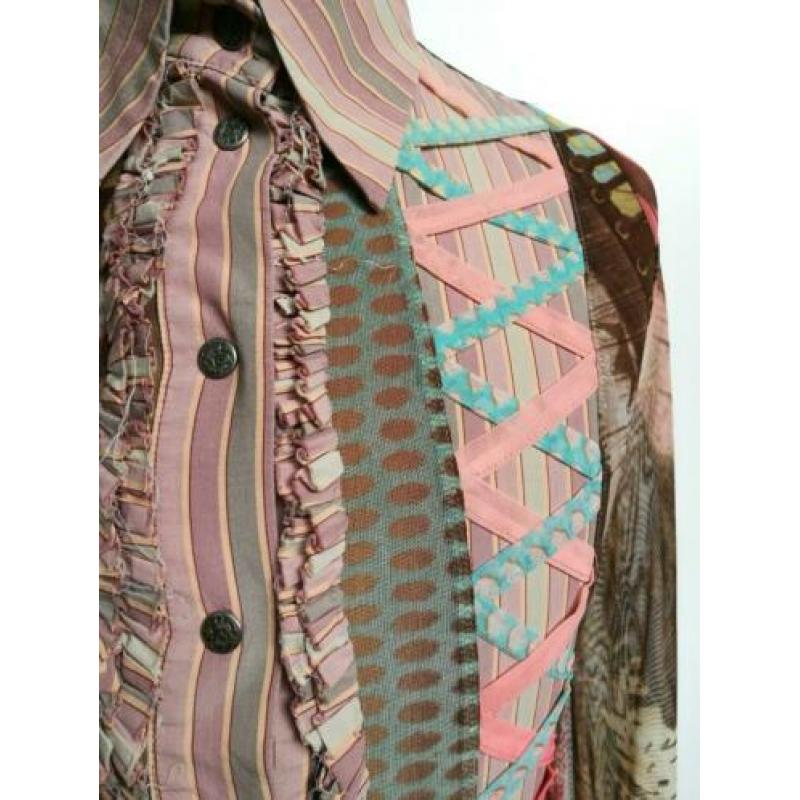 Save the Queen luchtige print blouse S 36 Multi-Color