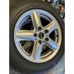 Mini Countryman en paceman velgen 16” 5x120 Bridgestone
