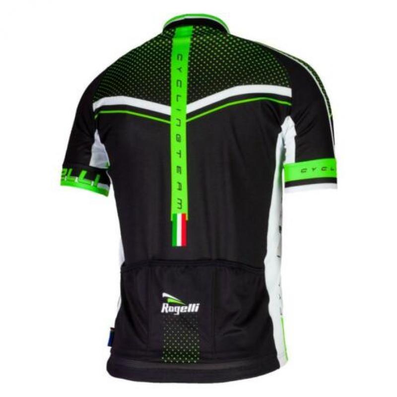 Fietsshirt Rogelli Gara Mostro zwart/groen van 59,95 nu