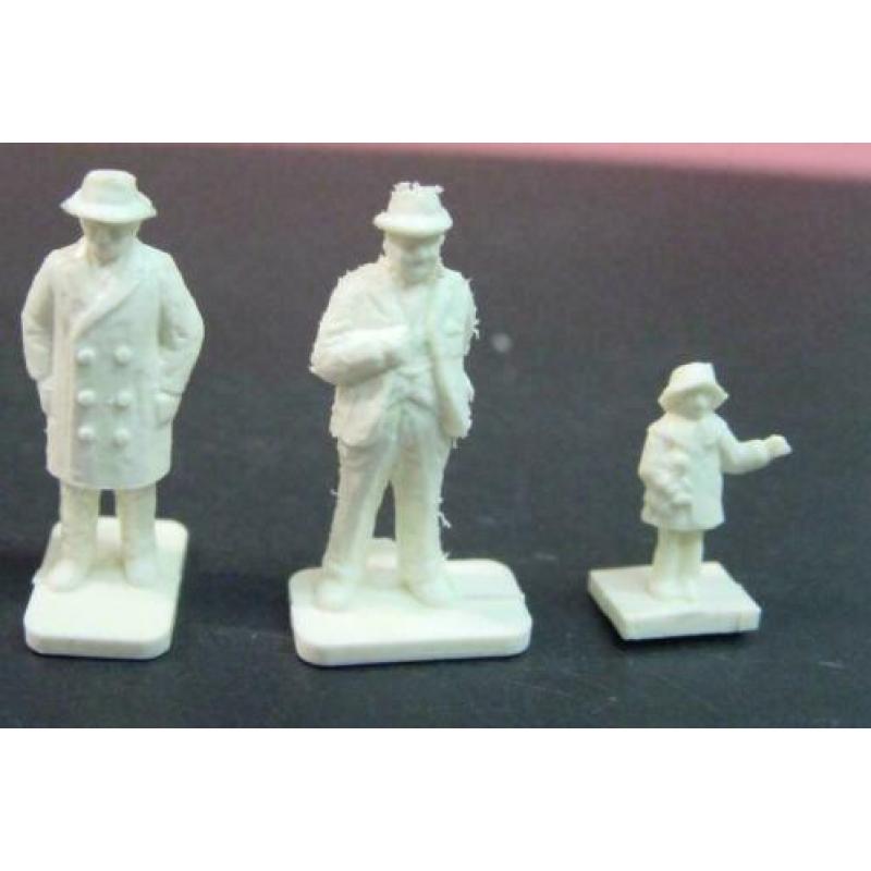Figuren H0 ongeschilderd staand pop20