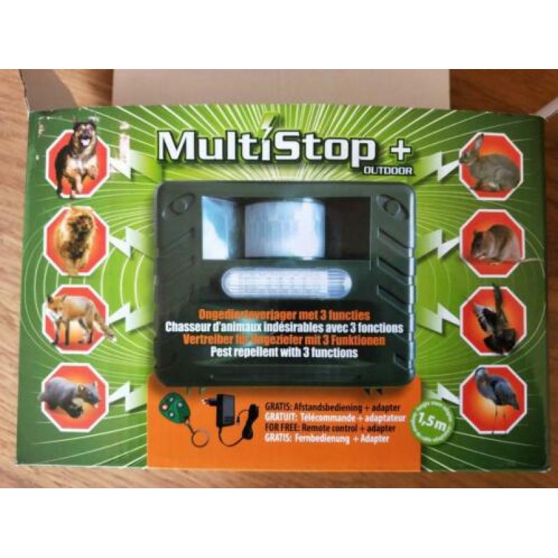Dierenverjager ultrasoon Multistop +