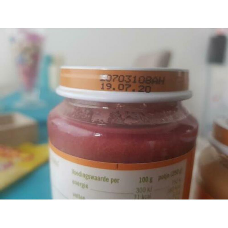 Gratis 3 potjes Biologisch Maaltijdhapje / Fruithapje