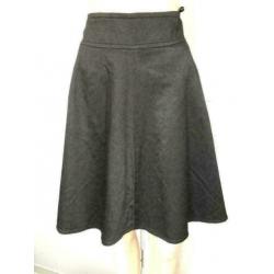 C1048 VANILIA maat 34=XS zwart rok rokje