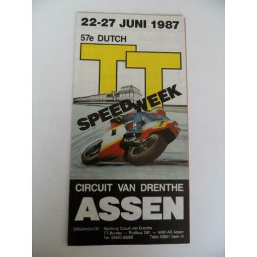 TT Assen 1987 motorwegrace 57e dutch tt flyer