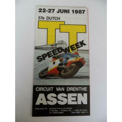 TT Assen 1987 motorwegrace 57e dutch tt flyer