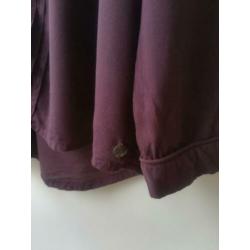 Garcia jeans blouse/top in bordeaux rood/berry maat L