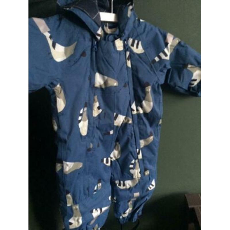 Tiny Cottons Sneeuwpak Blauw Duiven Maat 86 NIEUW