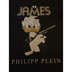 100% ORIGINEEL Philipp Plein "JAMES" T-shirt maat XL