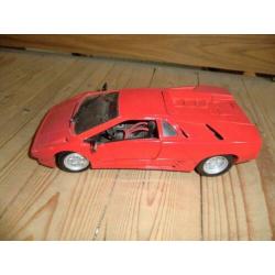 Rode Lamborghini Diablo modelauto