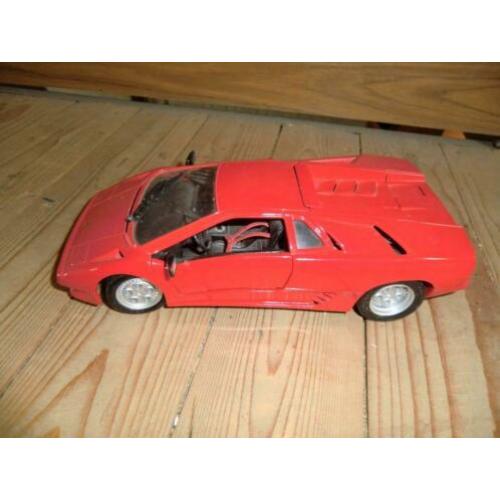 Rode Lamborghini Diablo modelauto