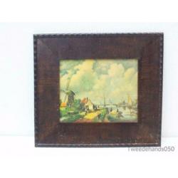 Schilderij prent landschap 84201