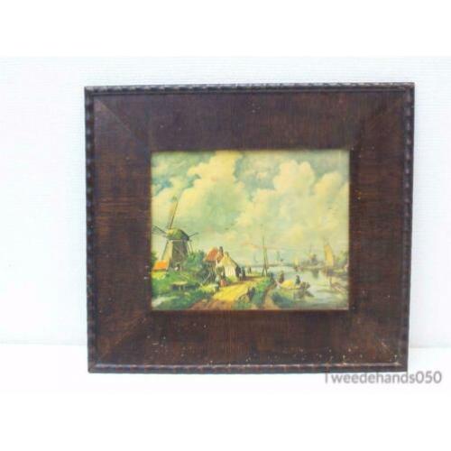 Schilderij prent landschap 84201