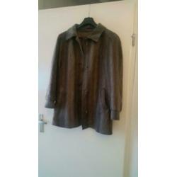 Zoeppritz lama alpaca harige mohair en wollen jas maat 40