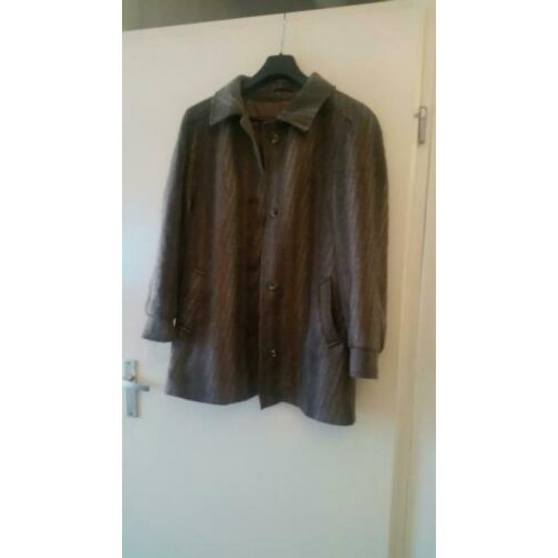 Zoeppritz lama alpaca harige mohair en wollen jas maat 40