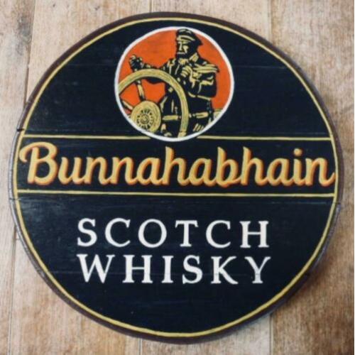 Handgeschilderd pub bord/Schotse whisky/Bunnahabhain/whiske