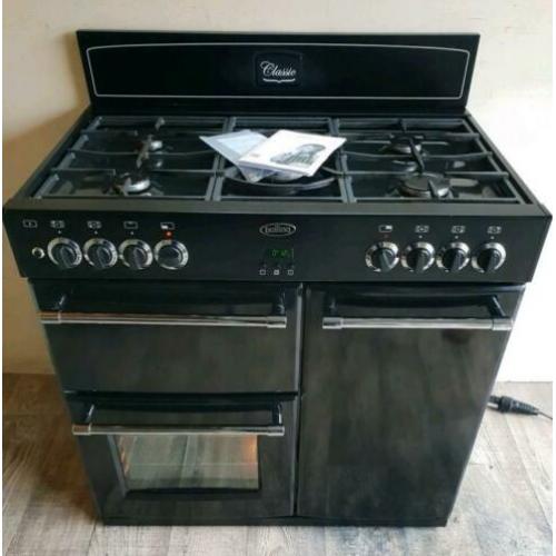 Z.G.A.N Belling Fornuis met drie ovens 90 cm breed