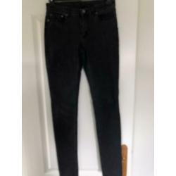 Samsoe skinny jeans W28 / L34 zwart/donkergrijs stretch