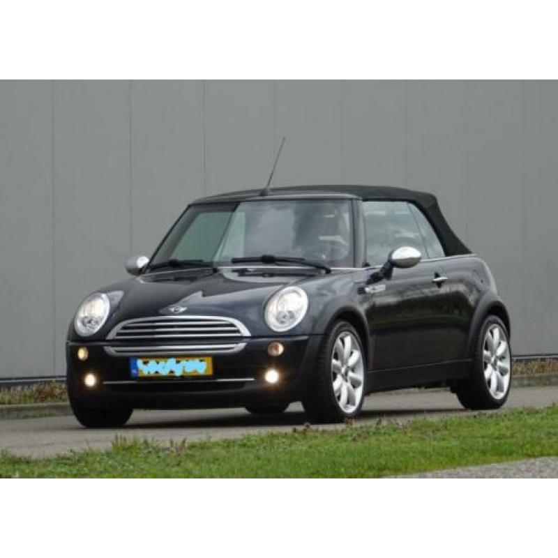 Mini Mini 1.6 16V Cooper Cabrio 2007 Zwart